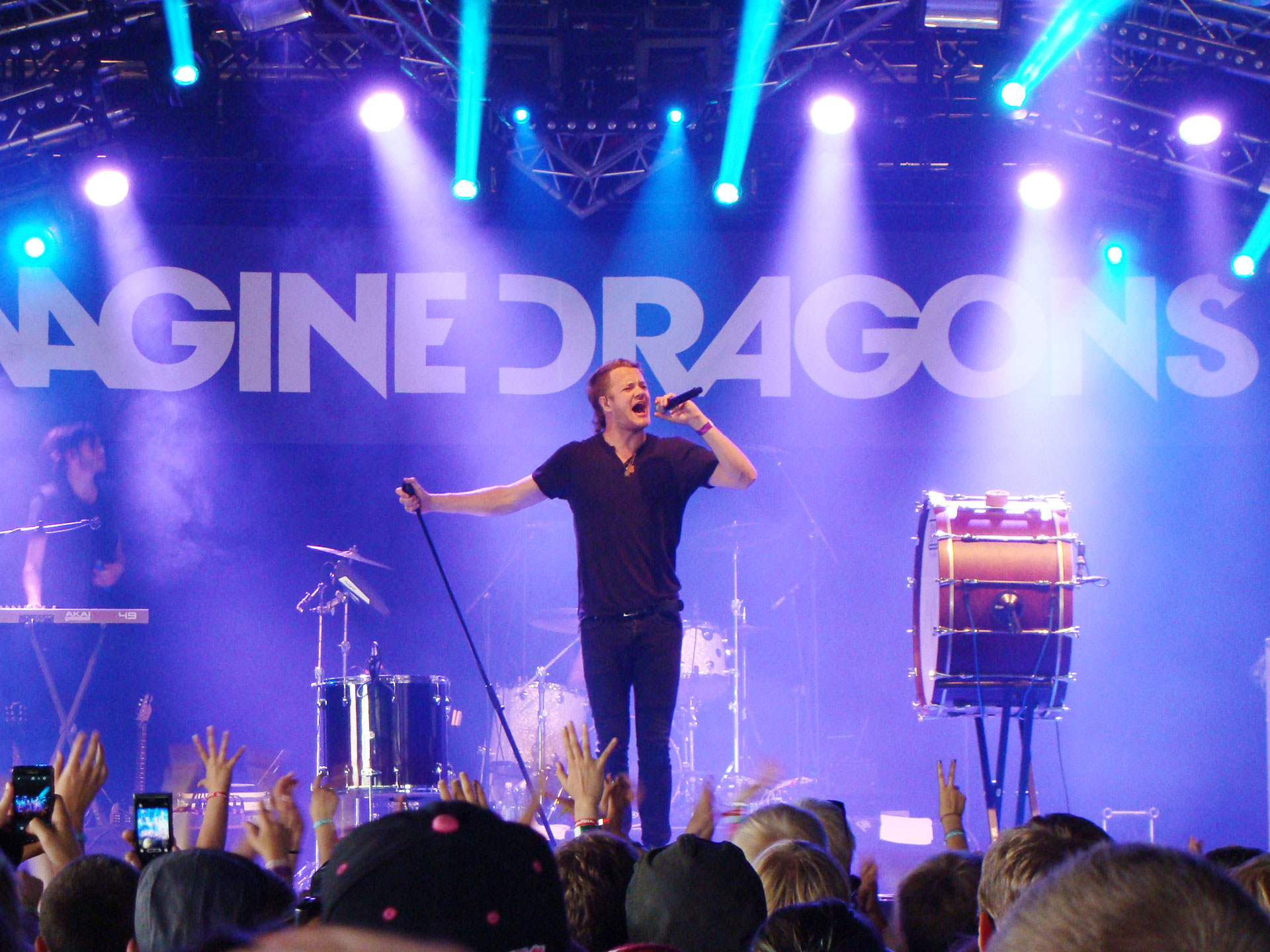 Imagine Dragons Ilosaarirock keikkakuva
